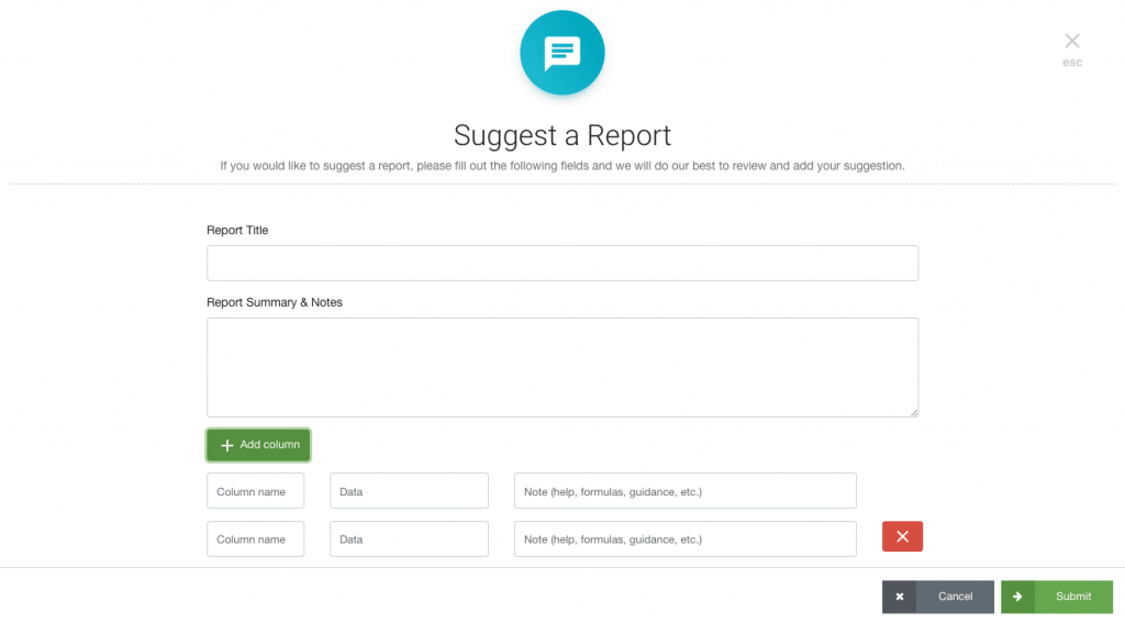Suggest-A-Report-Hub-Planner