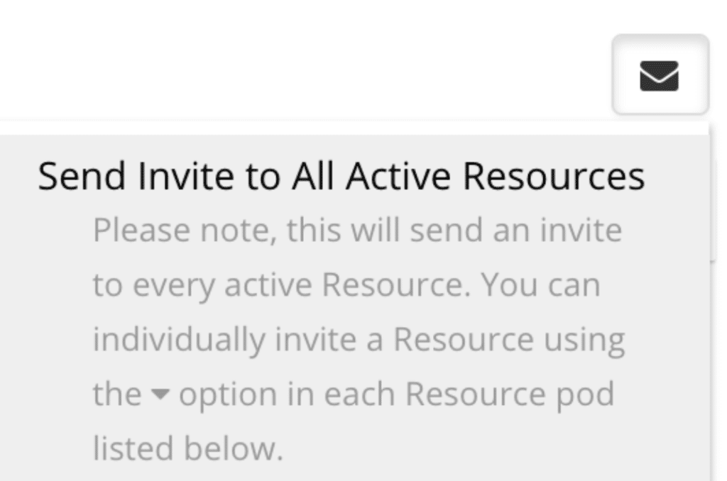 Resend Invite Email