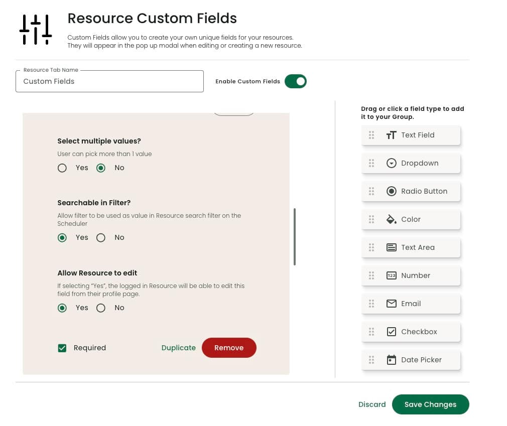 save_changes_custom_fields_hub_planner