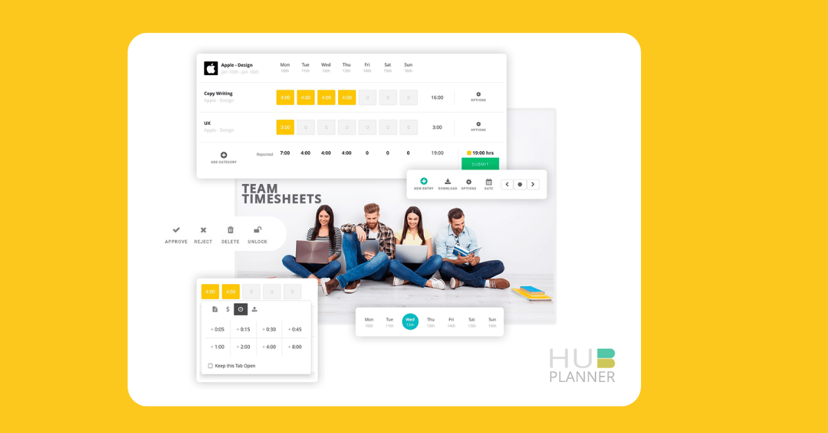 Timesheets Approval Hub Planner Image