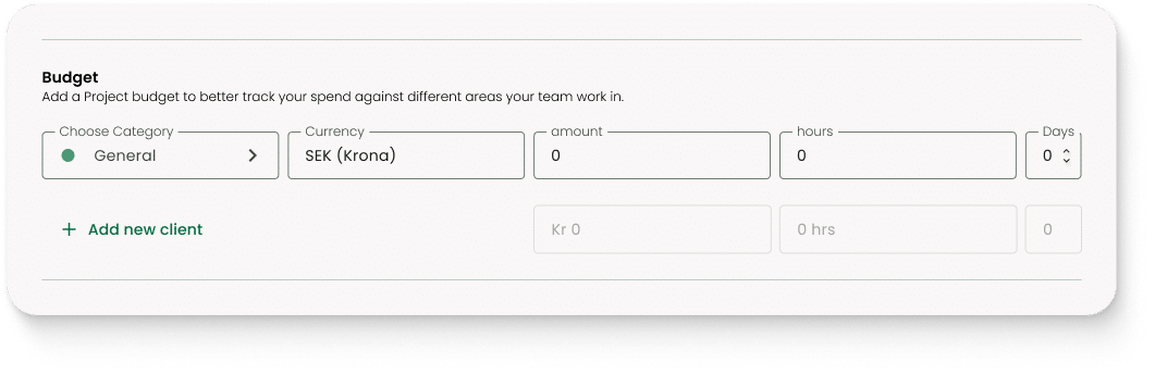 Billing Modal Section